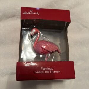 Hallmark Pink Flamingo Christmas Tree Ornament